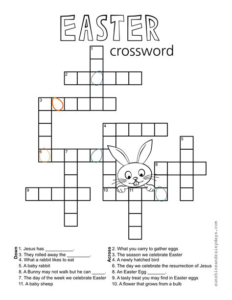 Easter Puzzles Printable